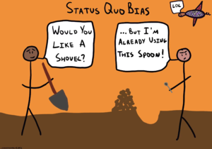 Status quo bias example