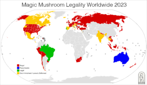 Magic mushroom legality worldwide